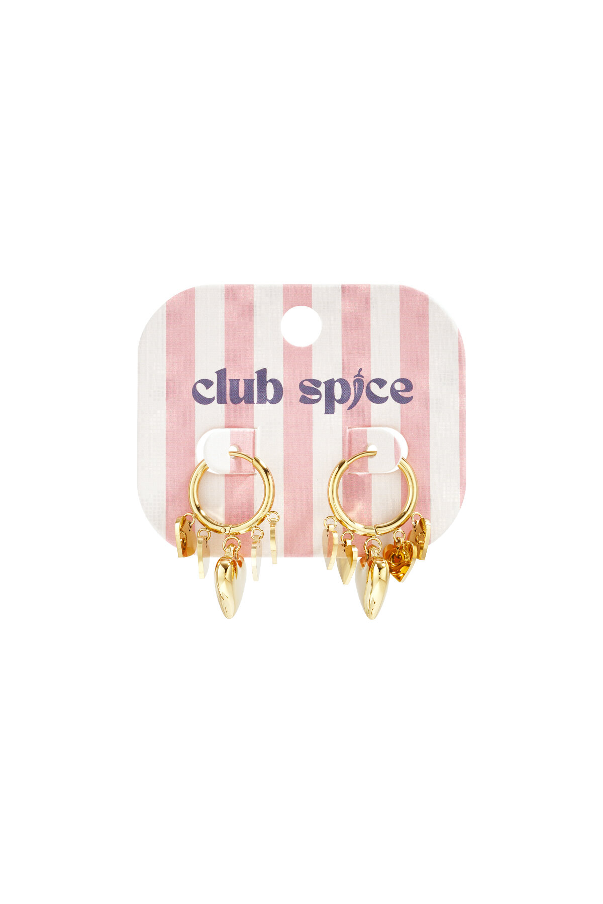 Earrings with different sizes of heart pendants h5 Picture4