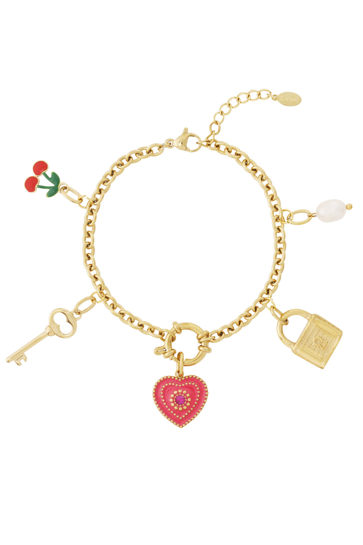 Braccialetto fai da te a forma di cuore h5Immagine2