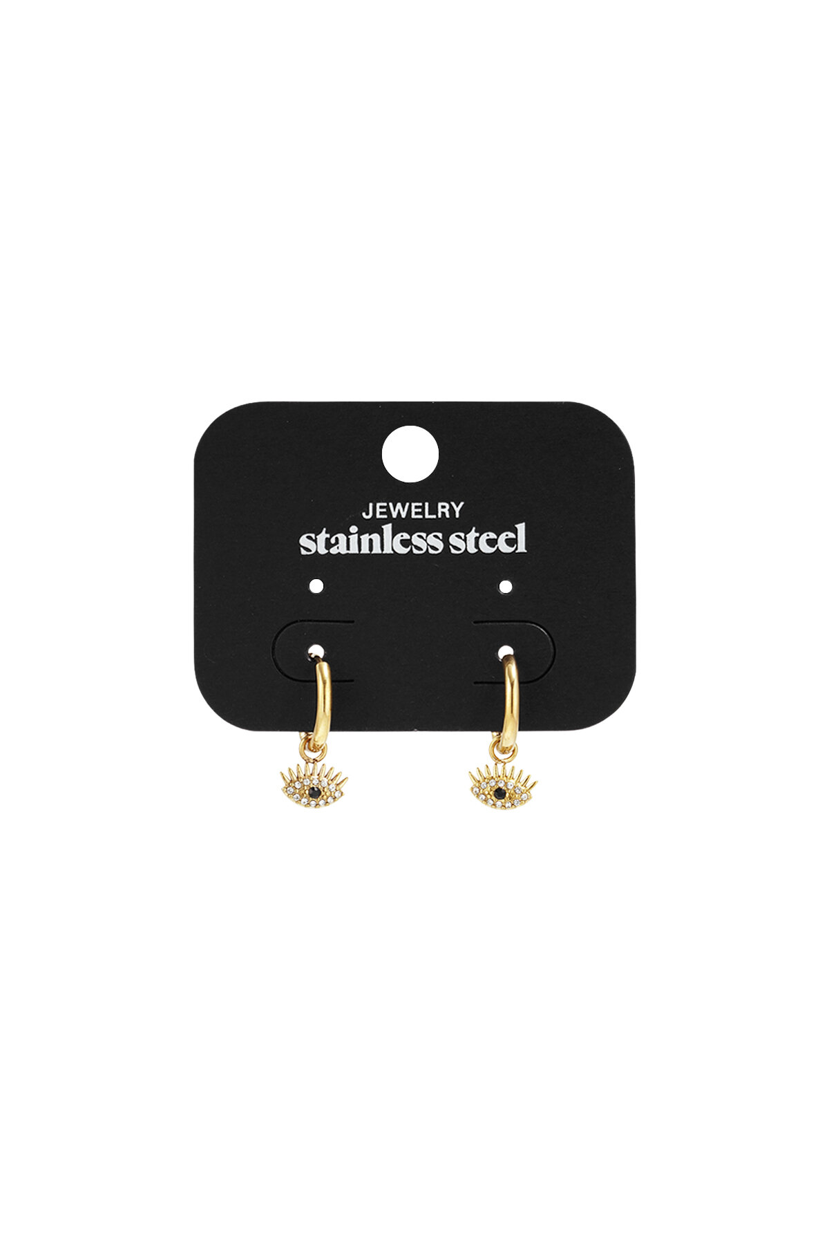 Stainless Steel Drop Earrings Devil's eye Casual Daily Simple Series Women's jewelry h5Picture5