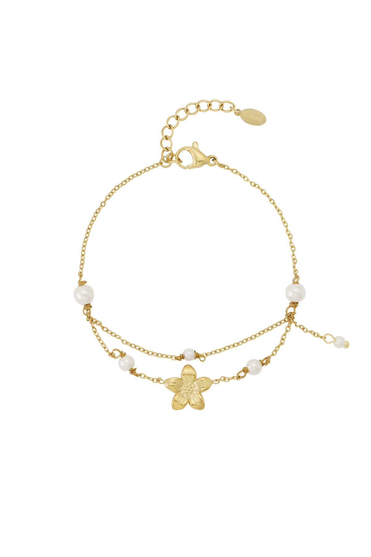 Double trouble flower Bracelet 2