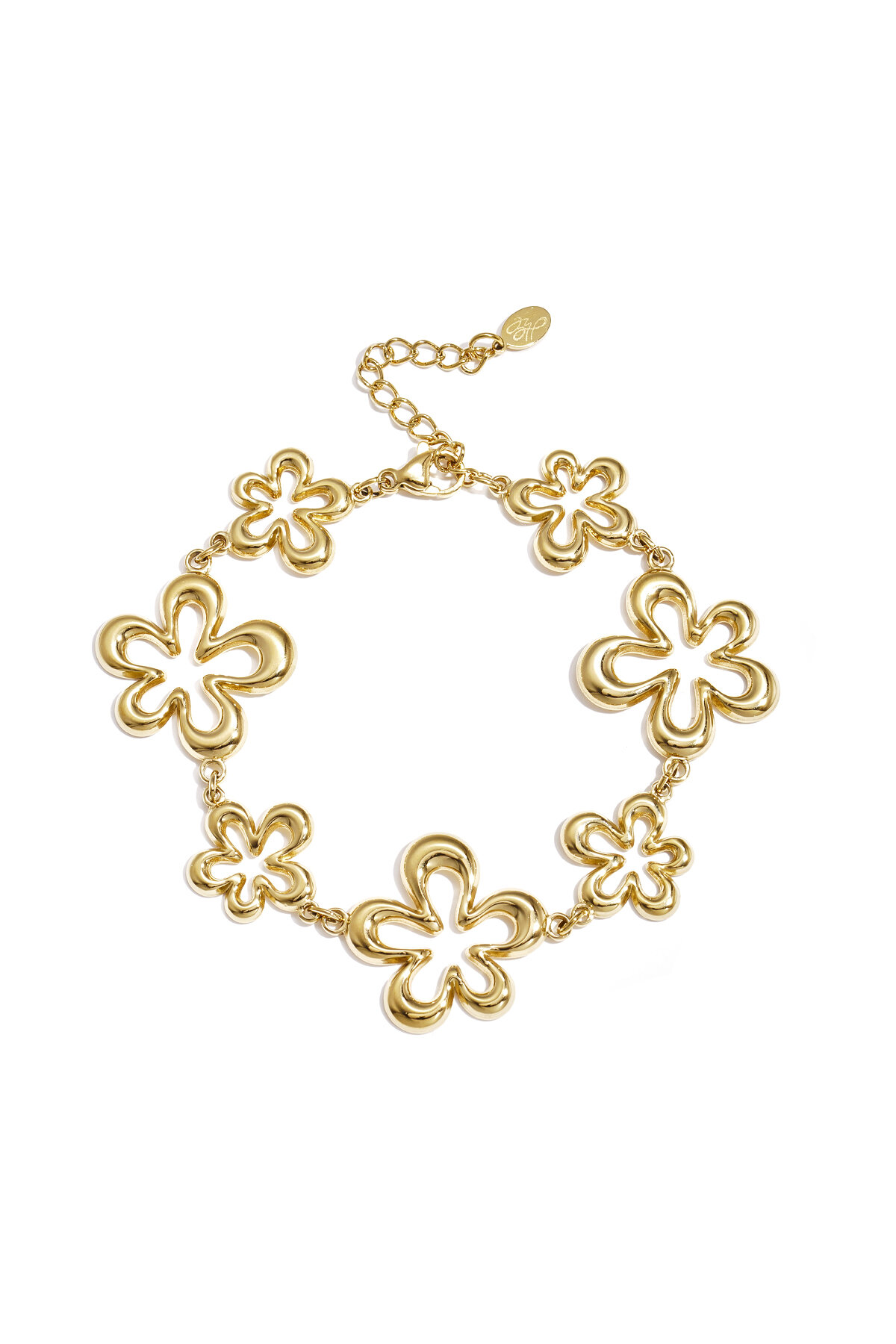 Armband mit verspielten korallenförmigen Blüten in verschiedenen Größen h5 Bild4