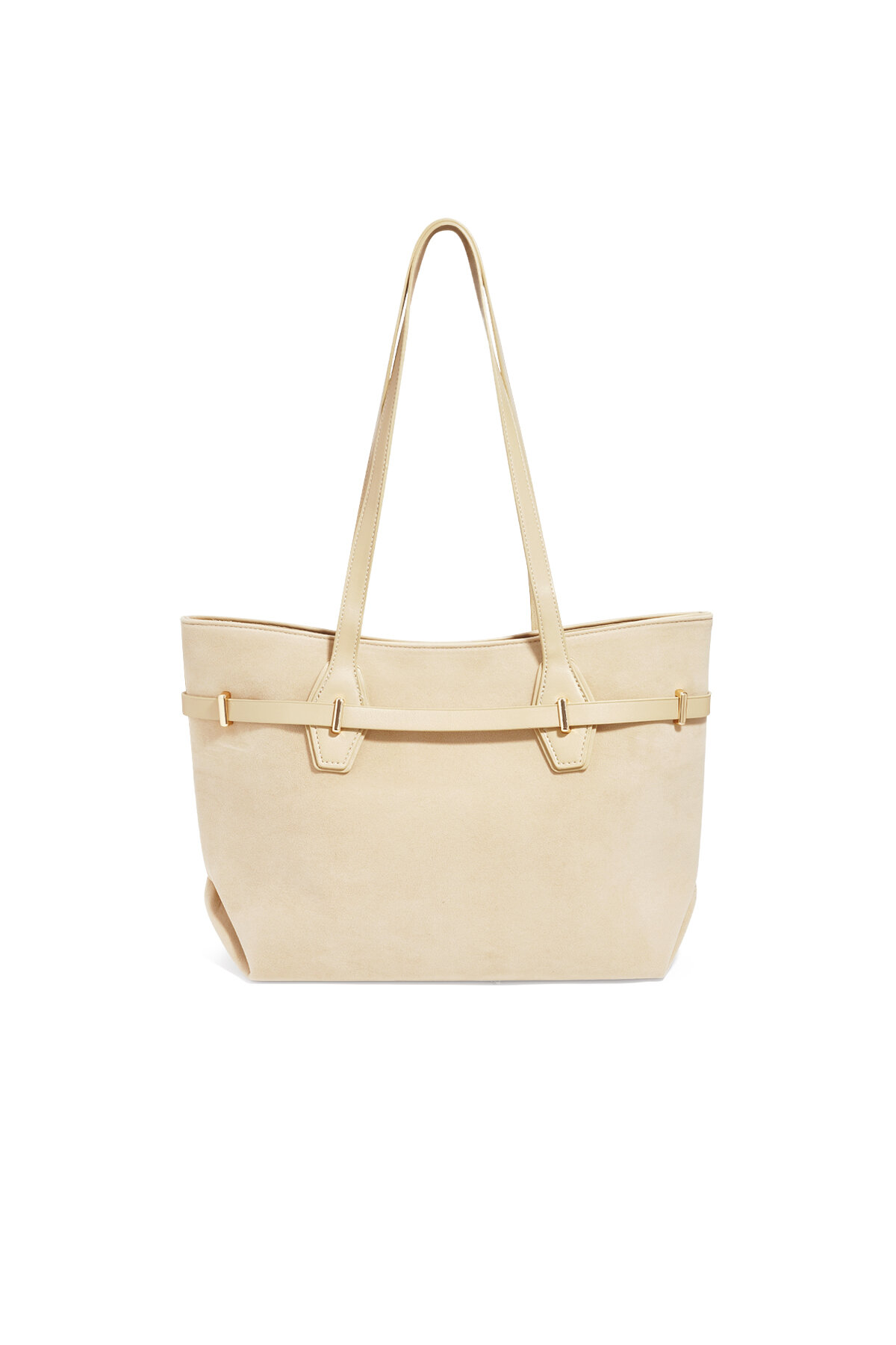 Borse tote tinta unita casual scamosciate accessori quotidiani h5Immagine6