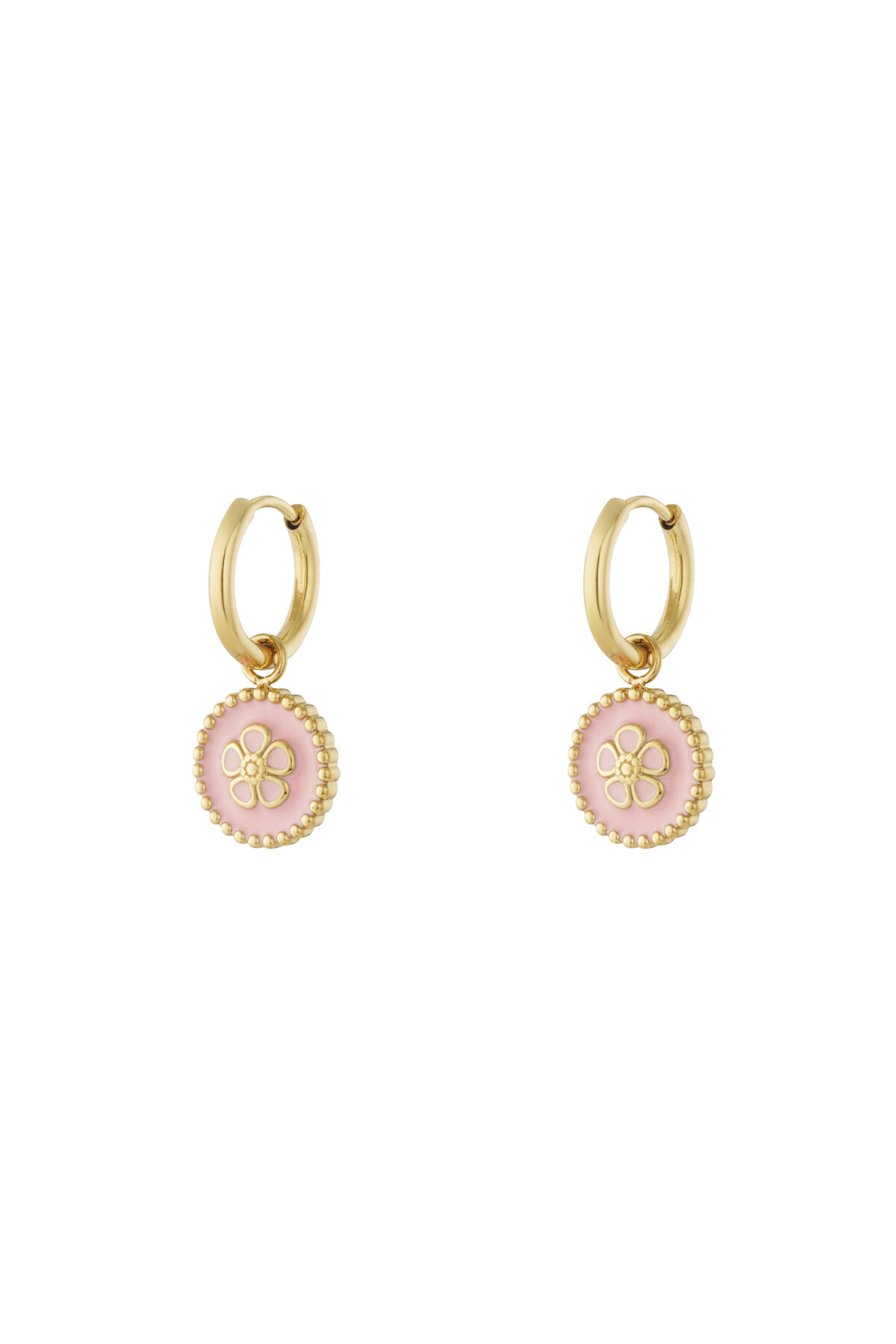 Edelstahl Tropfen Ohrringe Blume Casual Täglich Einfache Serie frauen schmuck 