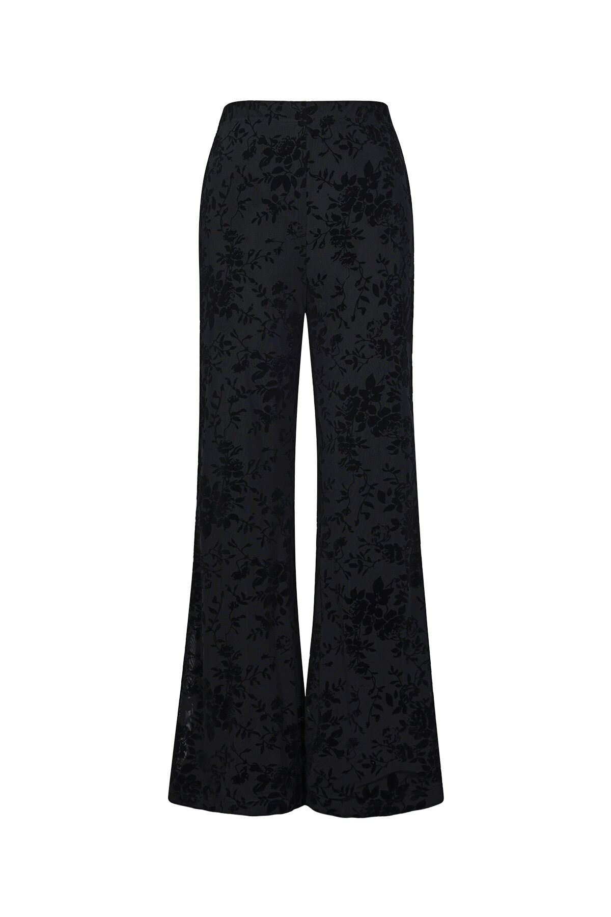 Mesh pants with suede floral print – designed to match h5 
