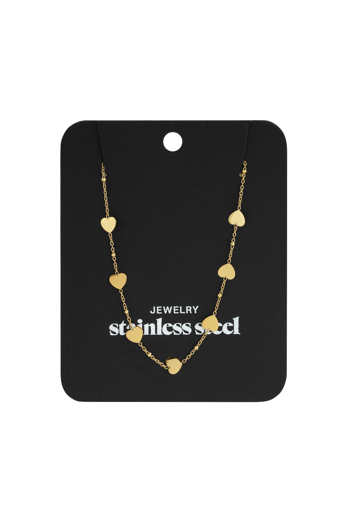 Stainless Steel Chain Necklaces Heart Casual Daily Simple Series Women's jewelry h5Picture4