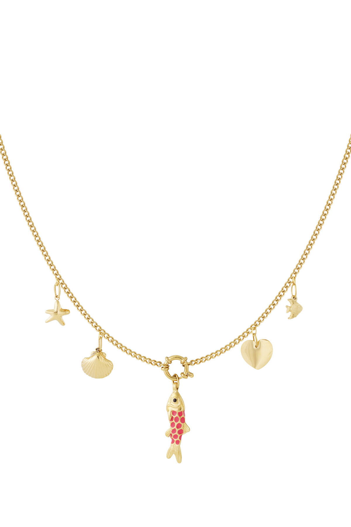 Collana fai da te a forma di pesce h5Immagine3