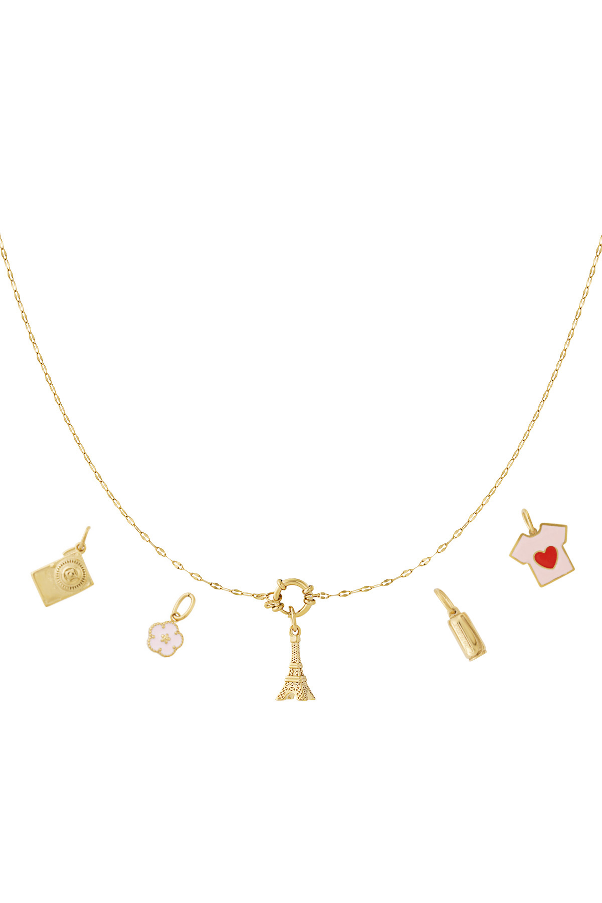 Eiffel Tower DIY necklace 2