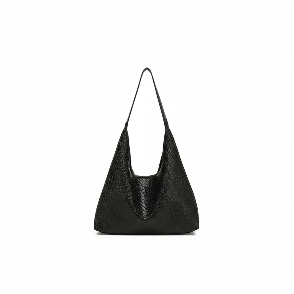 1 Piece Classic Woven PU Women's Shoulder Bag With Pouch