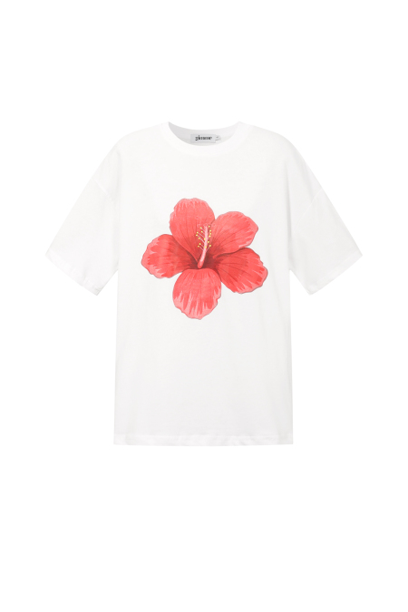 Tropical Flower T Shirt 2