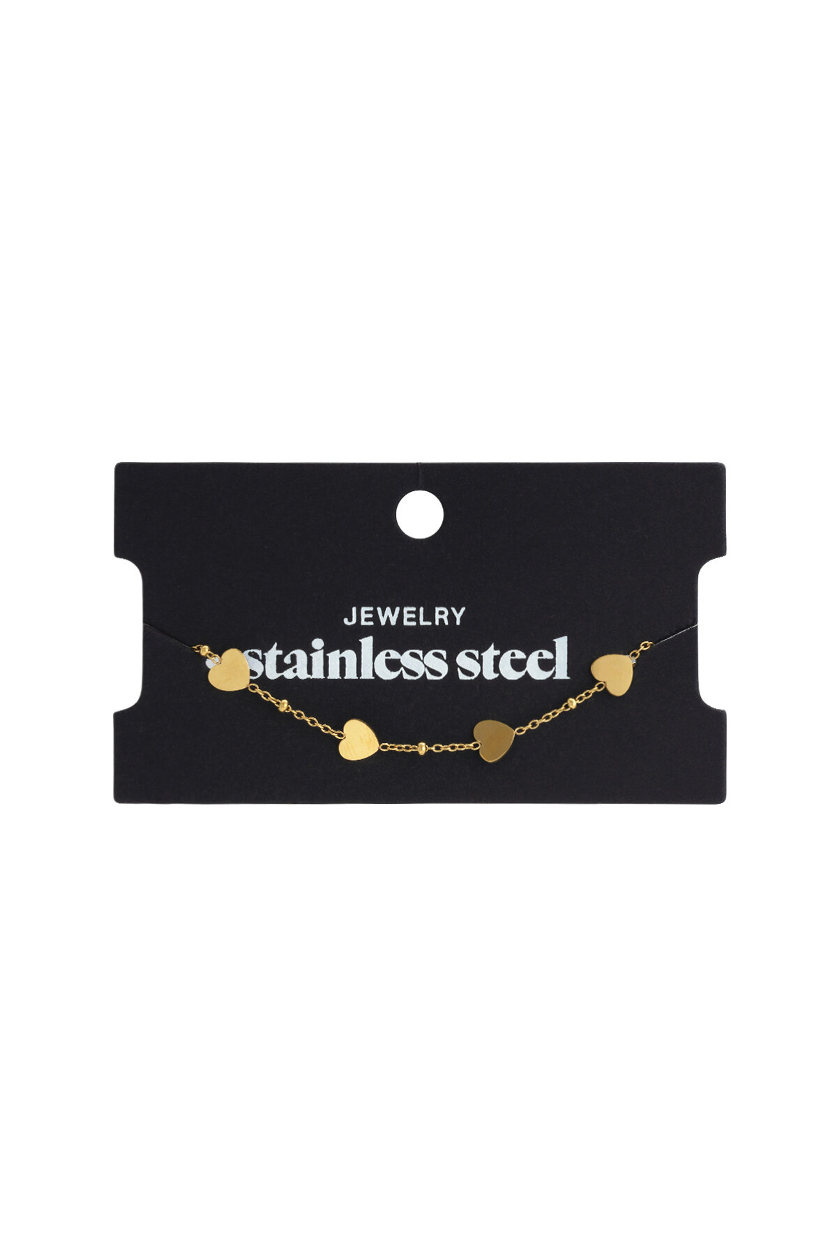 Stainless Steel Chain Bracelets Heart Casual Daily Simple Series Women's jewelry h5Picture4