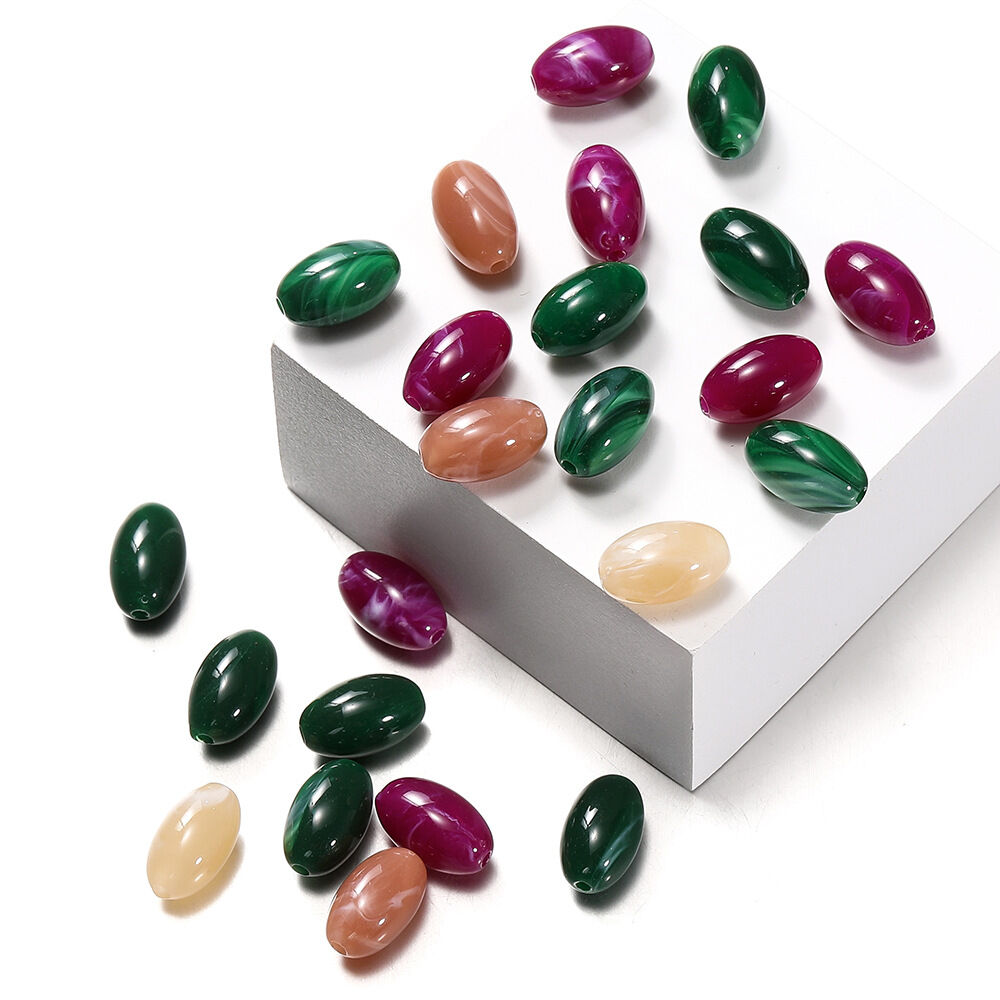 1 Bag of DIY Oval Acrylic Jewelry Beads h5 Picture2