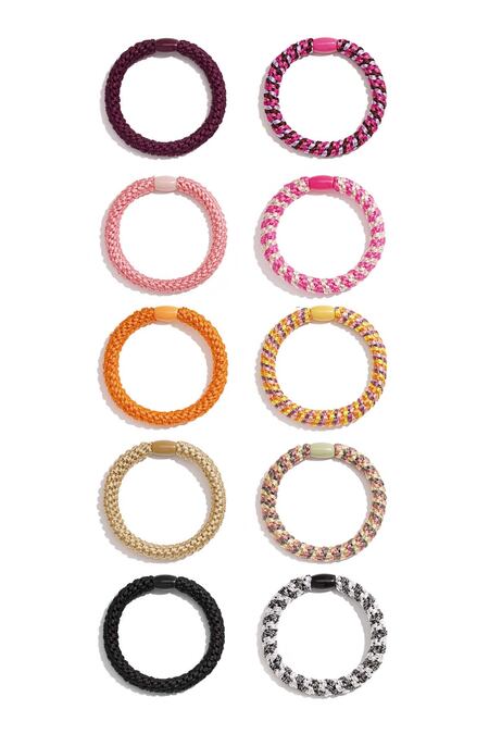 Hair elastic bracelets box bright and basic - multi 2