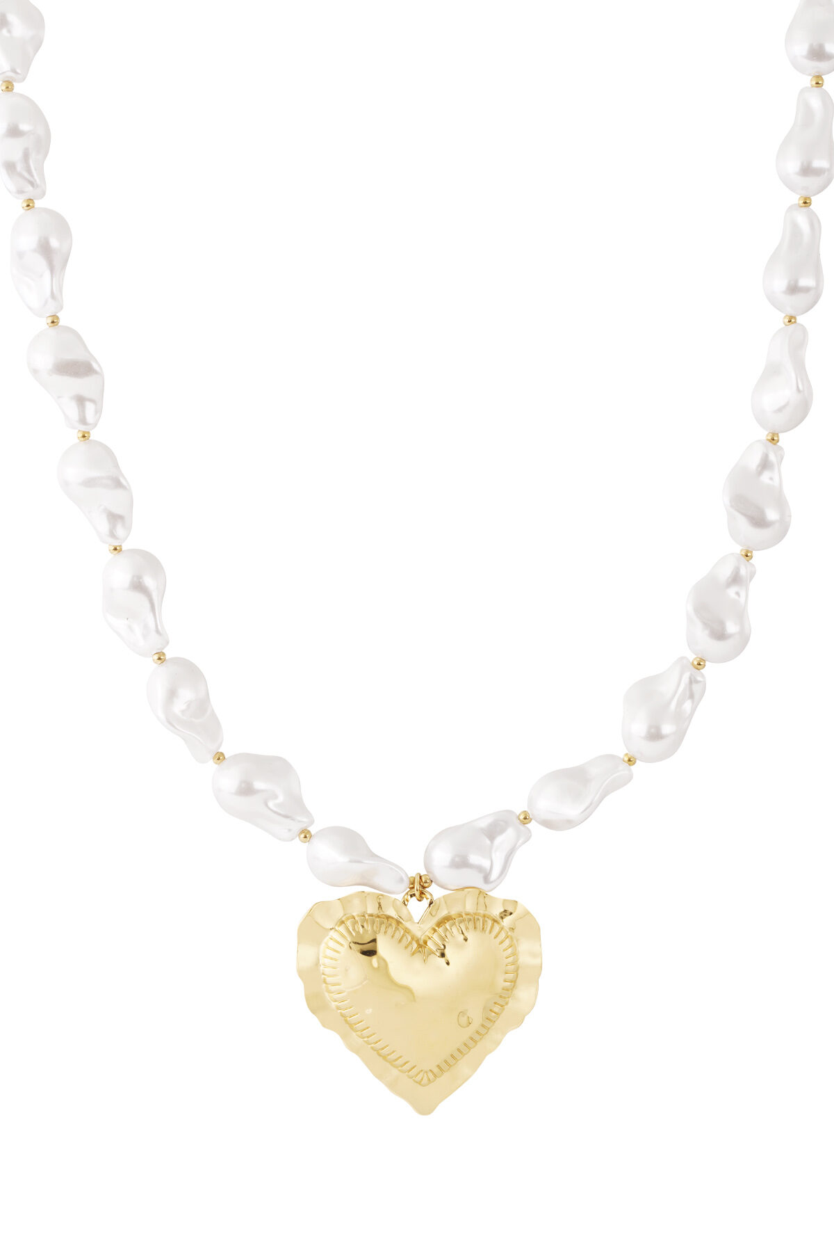 Pearl love Necklace 2