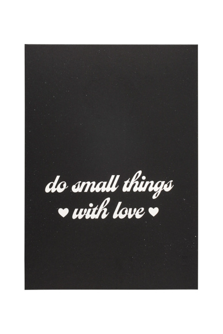 Grußkarte Do Things with Love Pink
