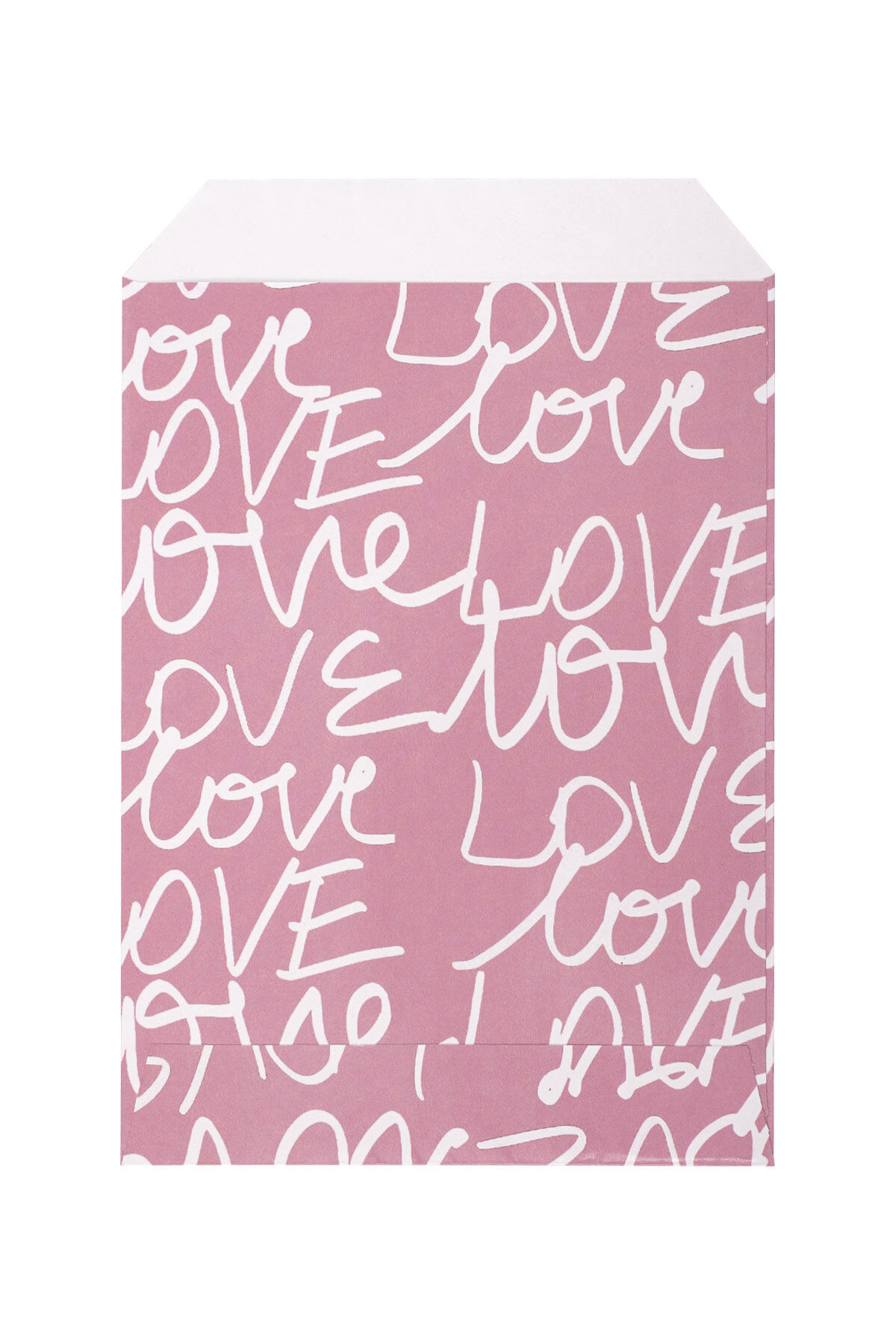 Schmuckumschlag Love Print rosa Bild2