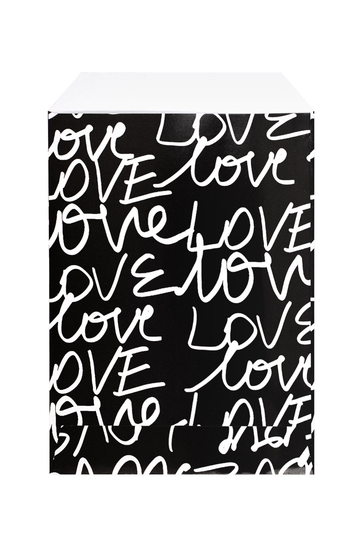 Busta portagioie stampa love nera h5 Immagine2