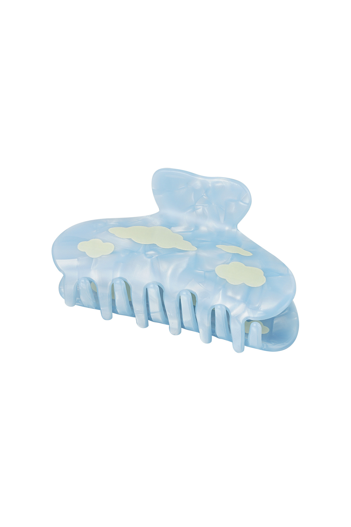 Estampado de pinza para el pelo - azul Material de la hoja h5 Imagen3