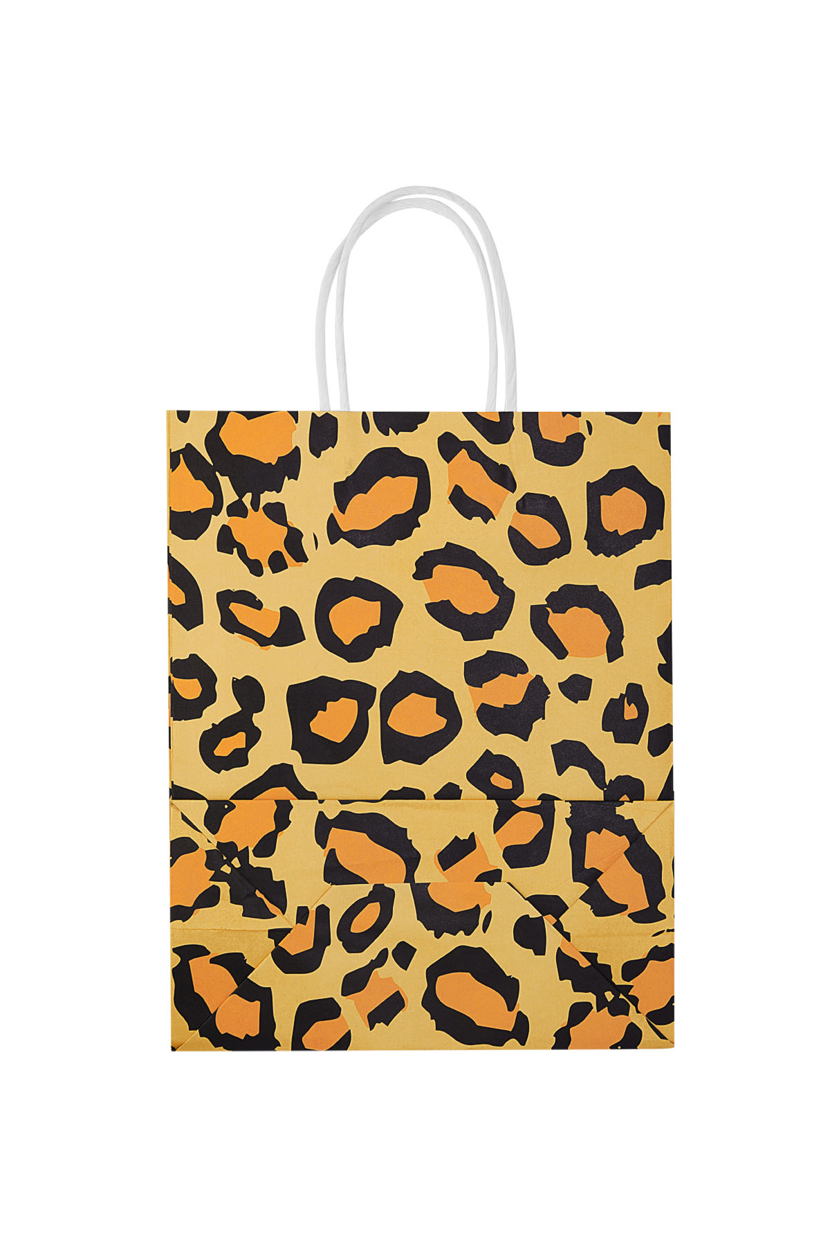 Bolsas estampado leopardo 50 piezas - Papel amarillo Imagen2