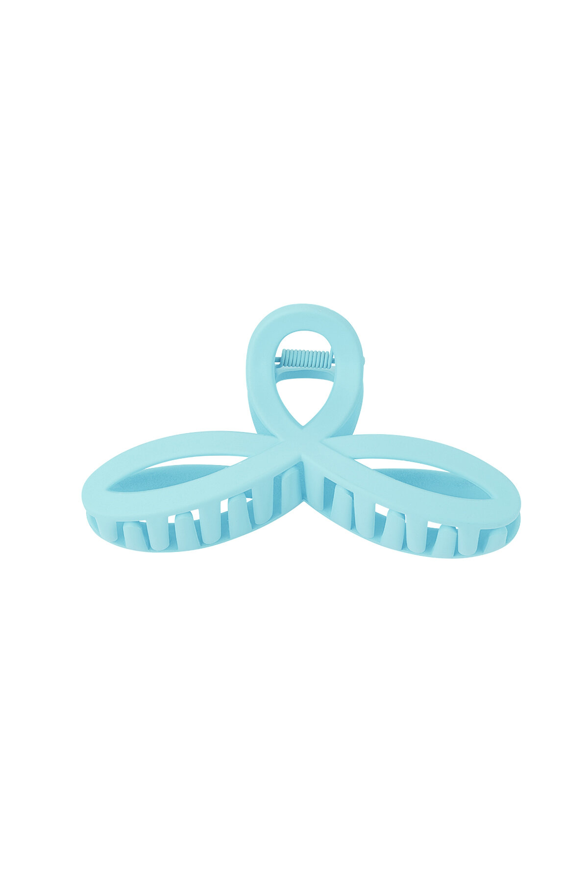 Hair clip cheerful - blue Plastic