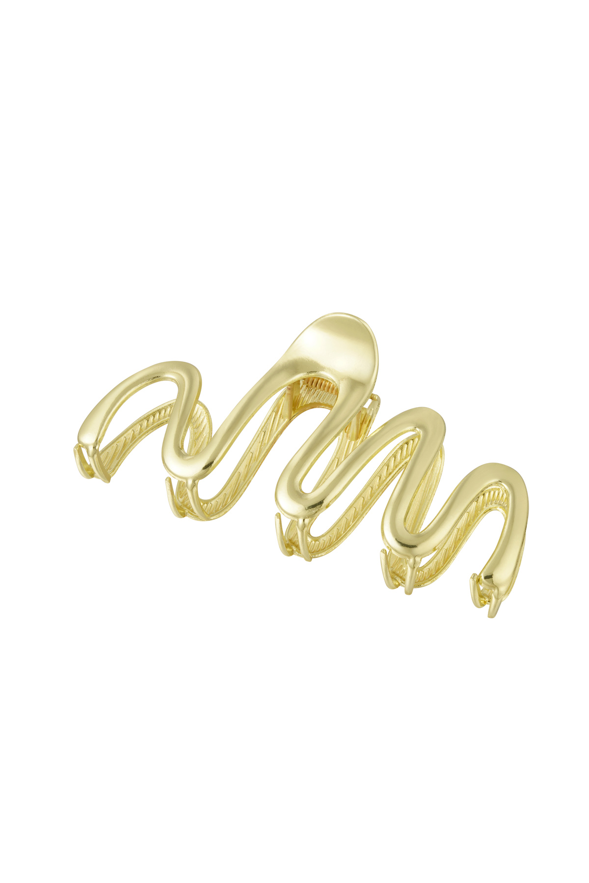 Groothandel Haarspeld Krullend - Goudkleurig Metalen Haaraccessoire voor Vrouwen, Set van 1