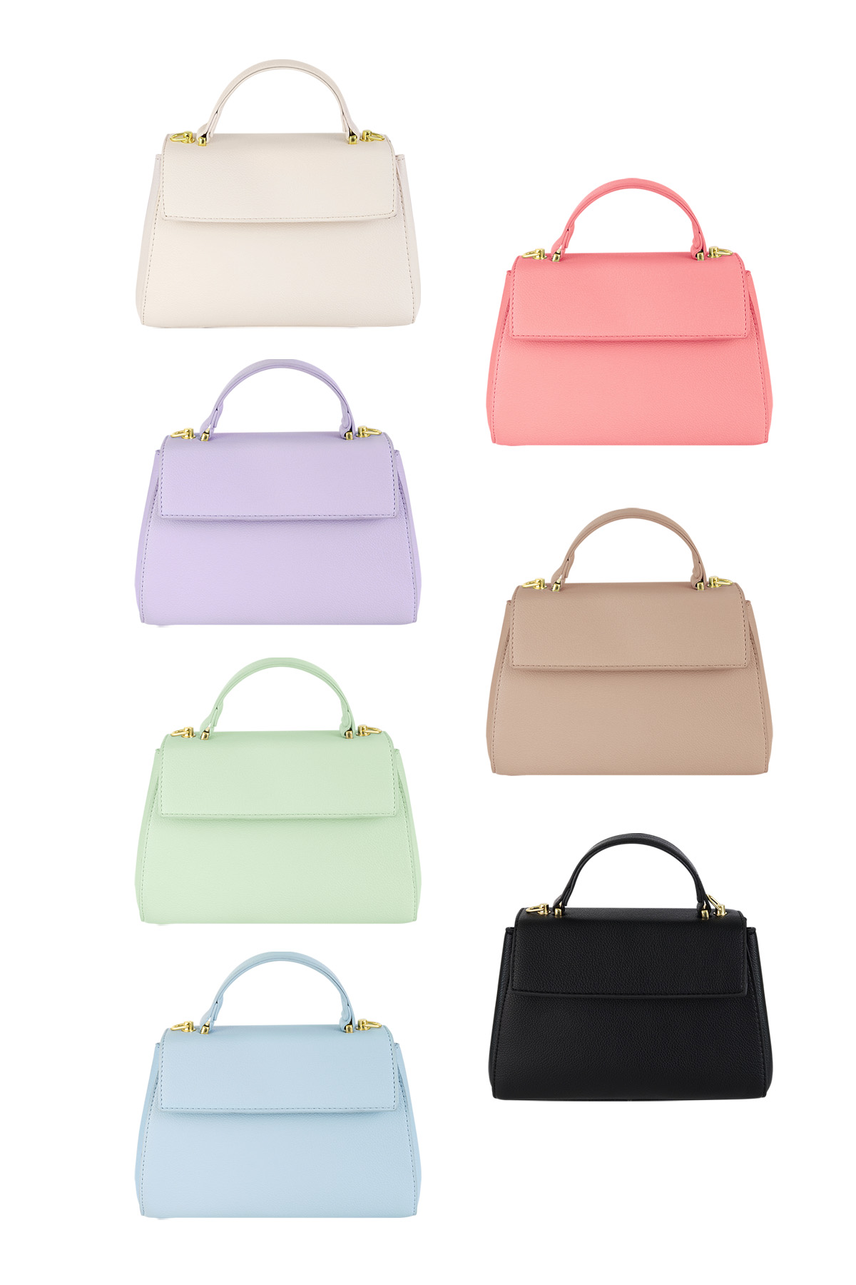Bolso básico - PU negro Imagen5