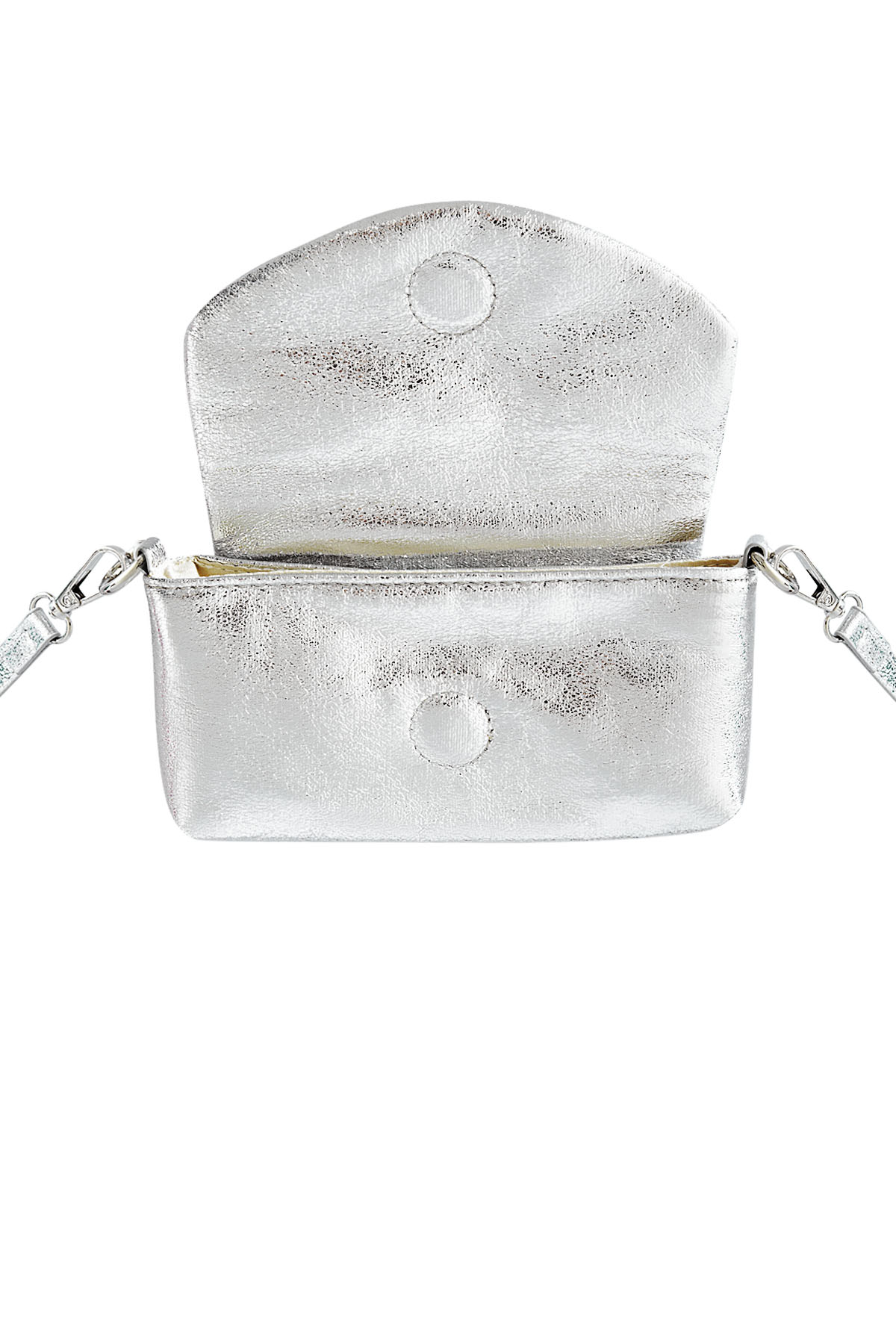 Bolso metálico pequeño - PU plata h5 Imagen5