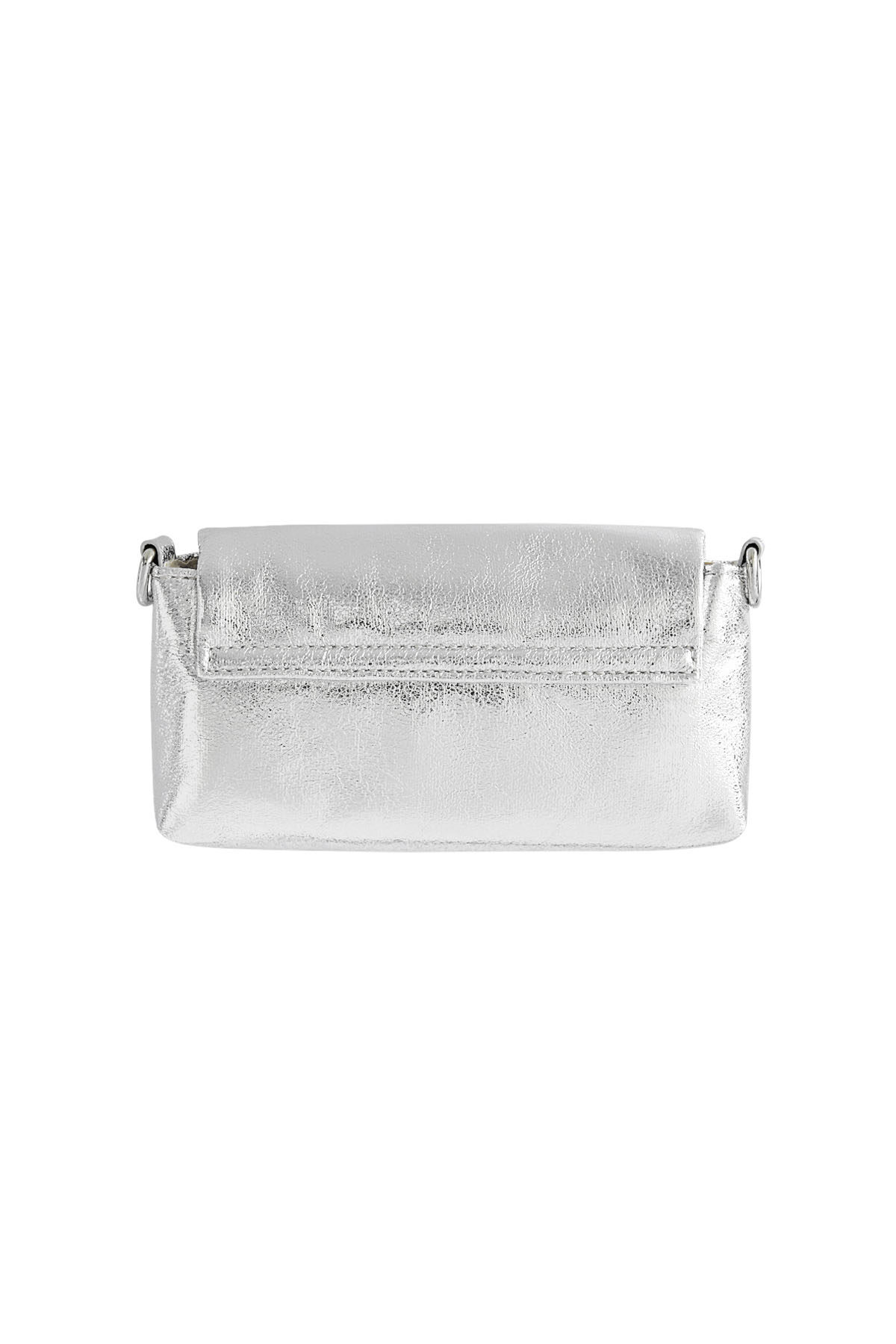 Bolso metálico pequeño - PU plata h5 Imagen6