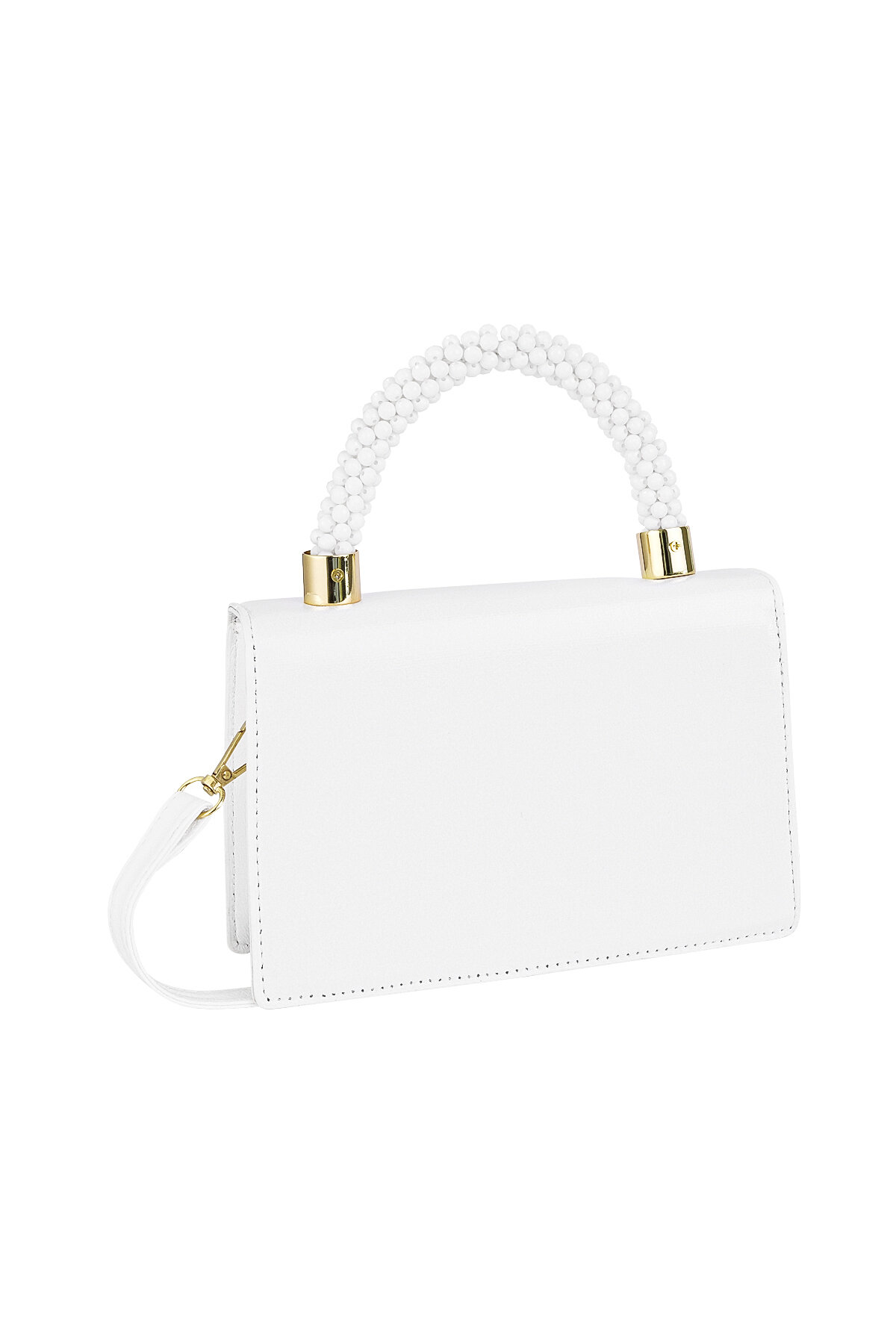 Weiße Umschlagtasche Candy Handle - PU h5 Bild6