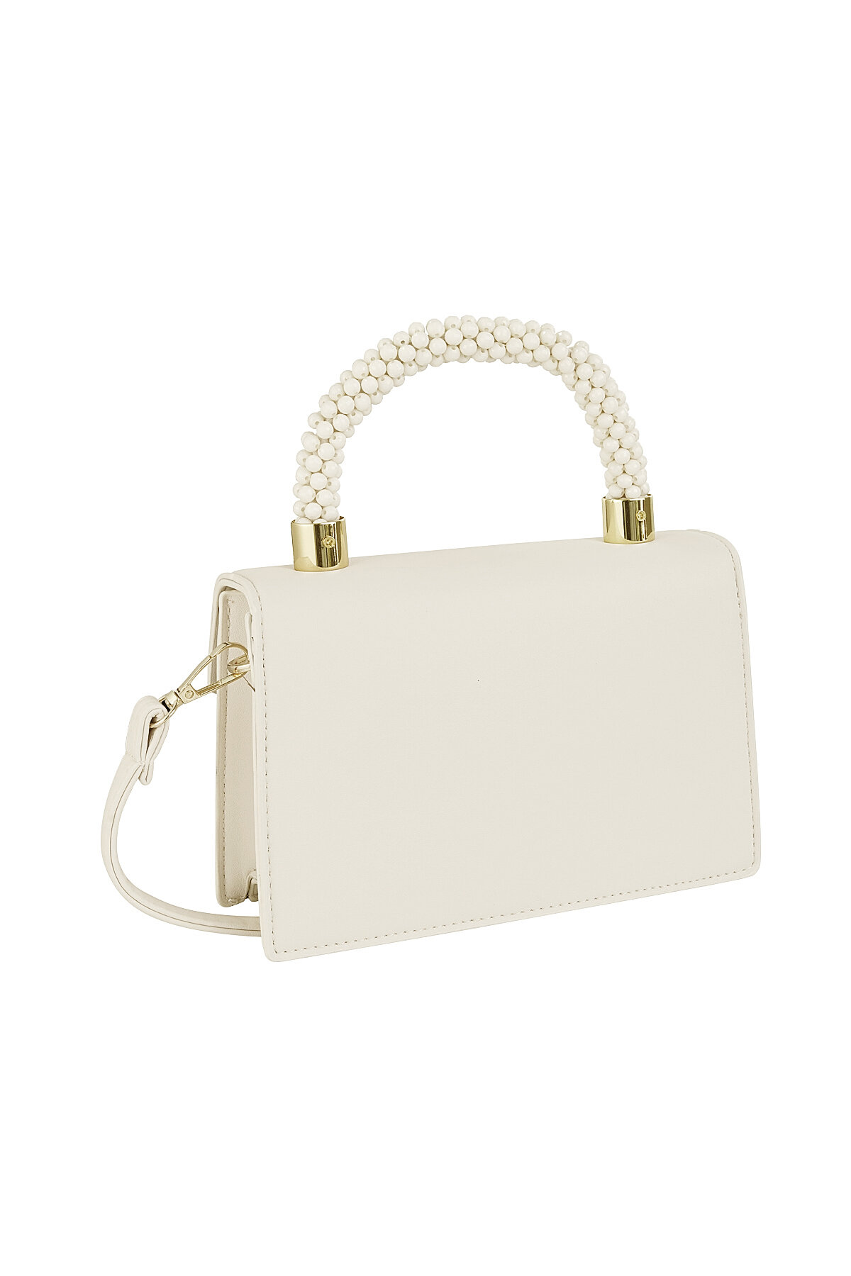 Borsa a busta beige Manico Candy - PU h5Immagine4