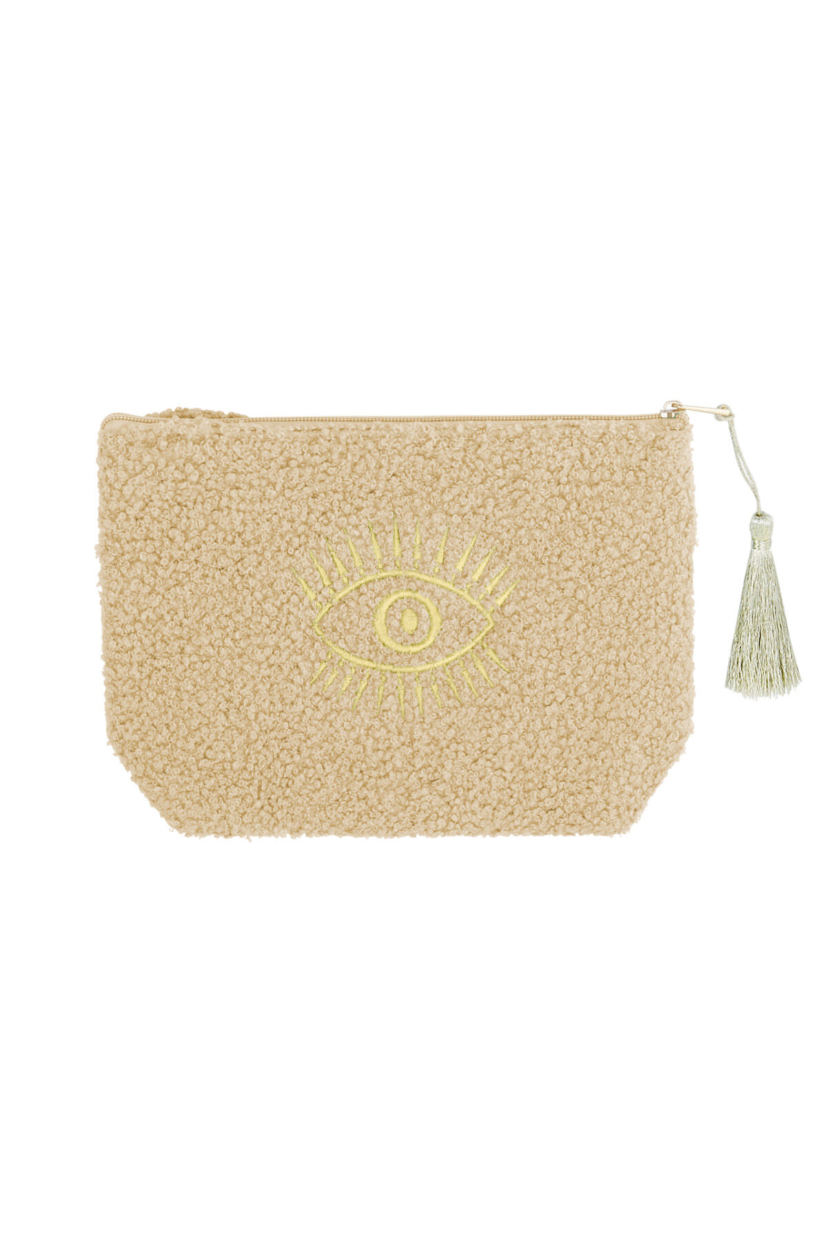 Trousse porta trucchi Teddy Eye - bianca h5