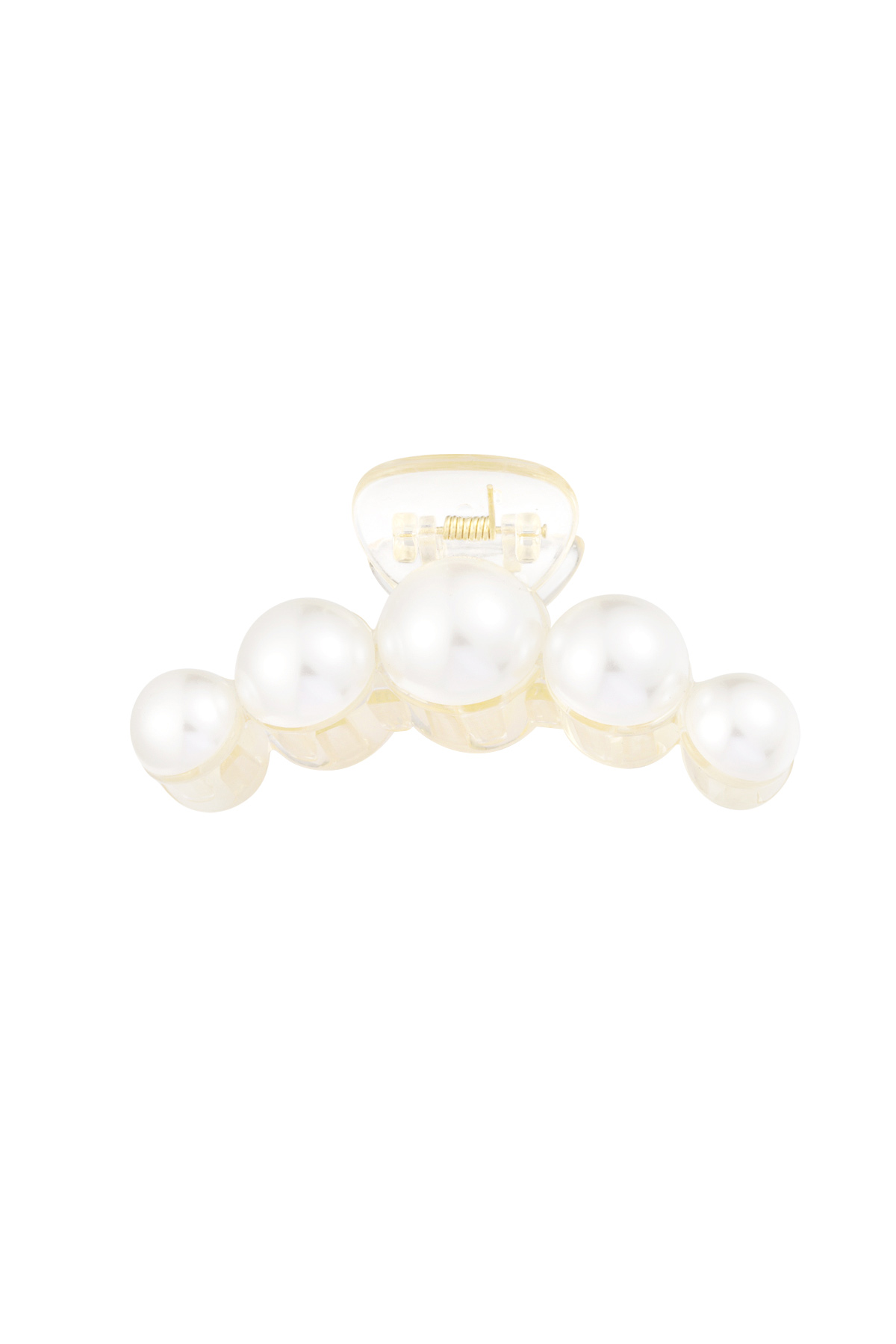 Groothandel Haarspeld met 5 parels Kunststof Vrouwenaccessoire Set van 1