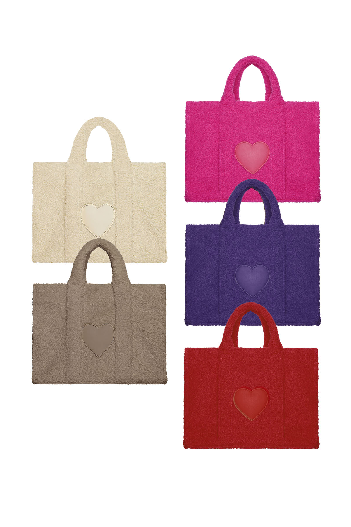 Teddy-Shopper mit Herz – rosa h5 Bild8