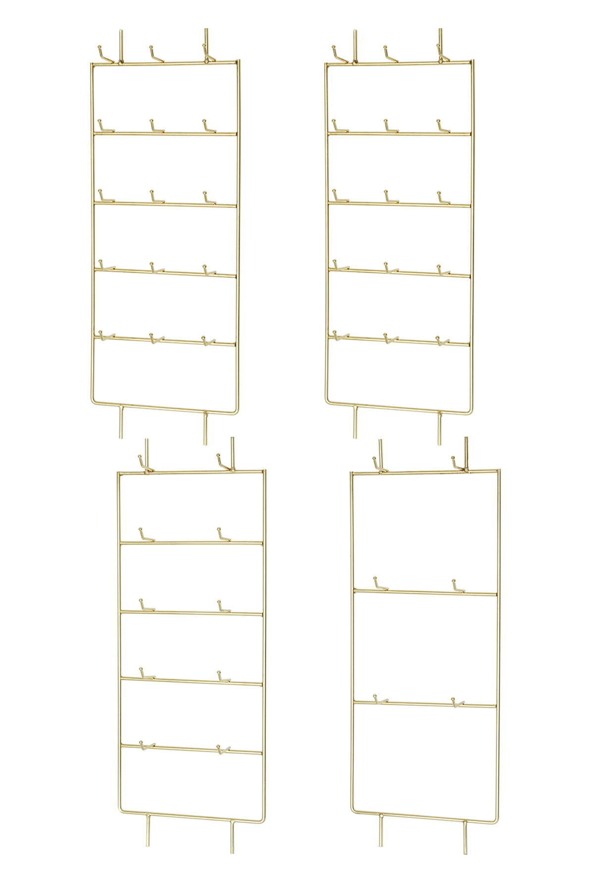Display für Ohrringe, Halskette und Armband – Schwarzgold h5Bild3