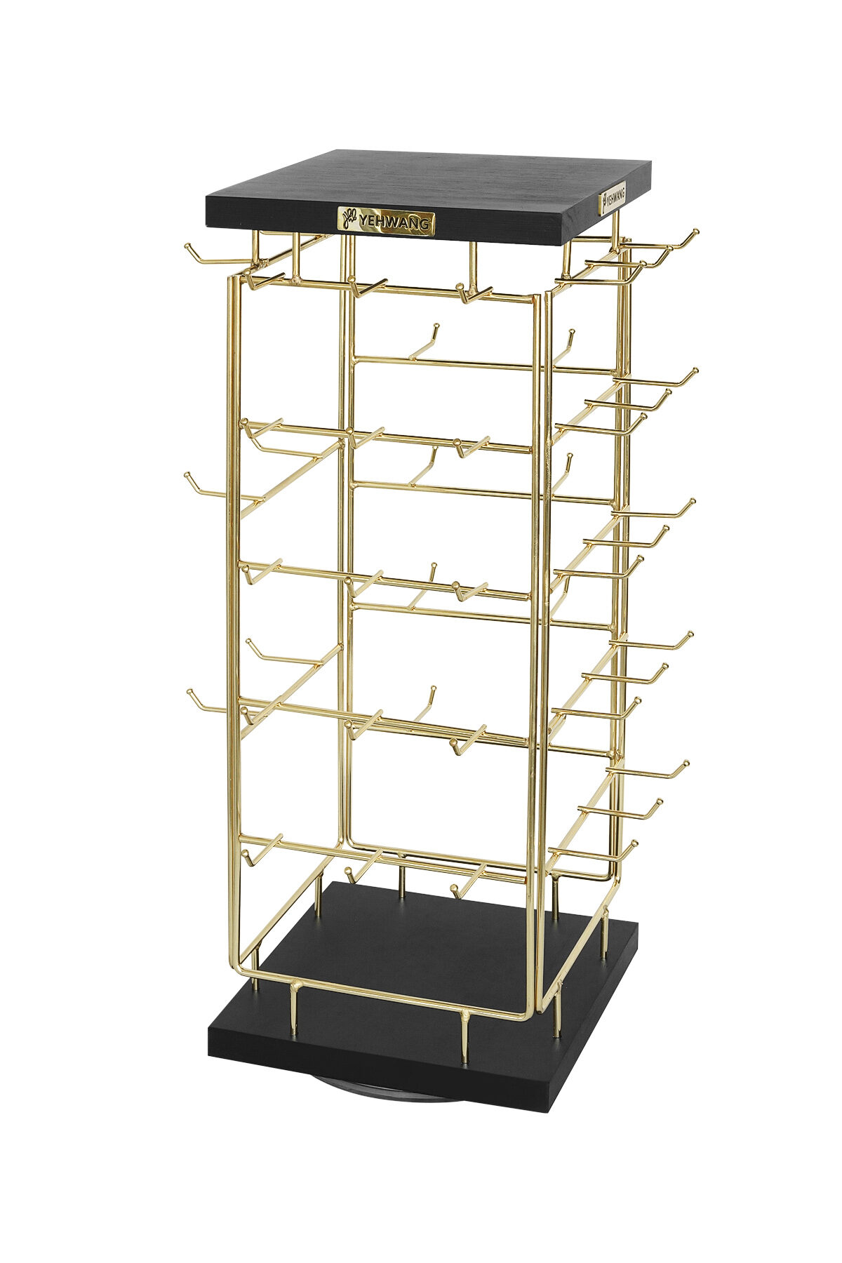 Display für Ohrringe, Halskette und Armband – Schwarzgold h5 Bild2
