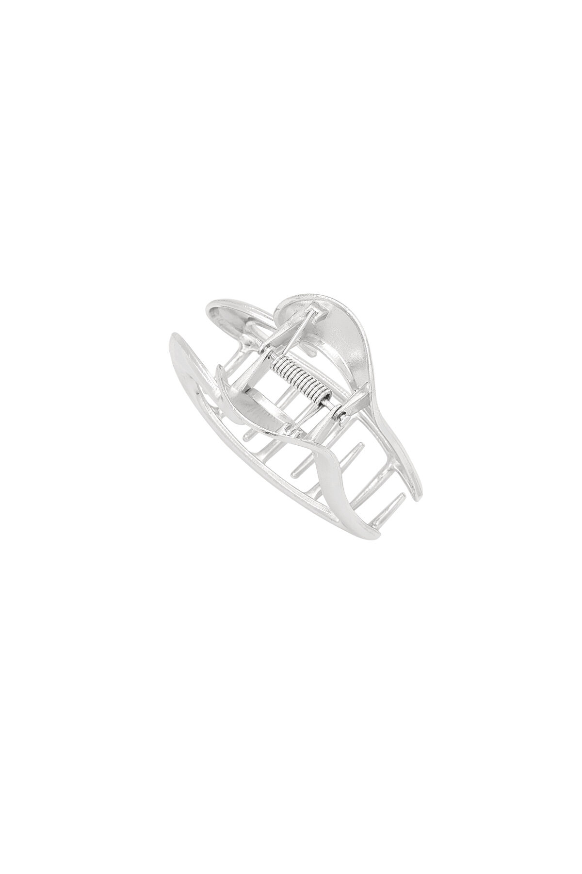 Fermaglio per capelli a forma di cuore in argento h5 Immagine3
