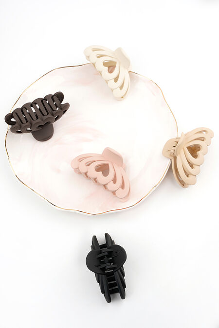 Hair clip multi heart 2
