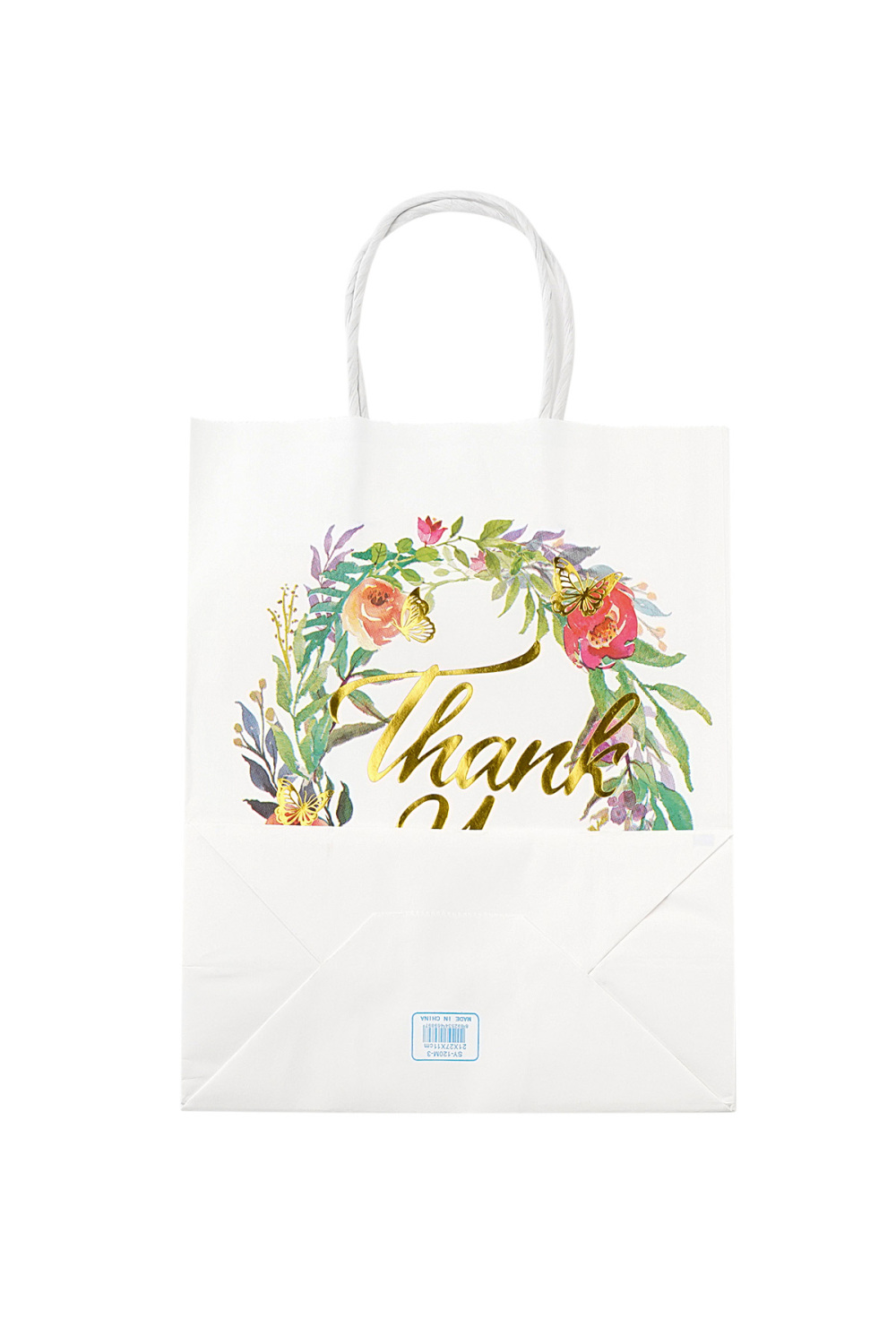 Large Gift Bag Thank You With Wreath h5Picture2