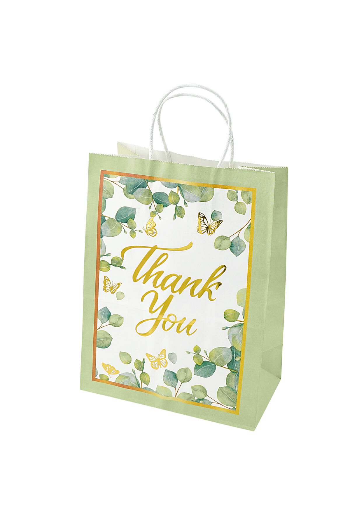 Grande Sacchetto Regalo Con Foglie Di Ringraziamento Immagine2