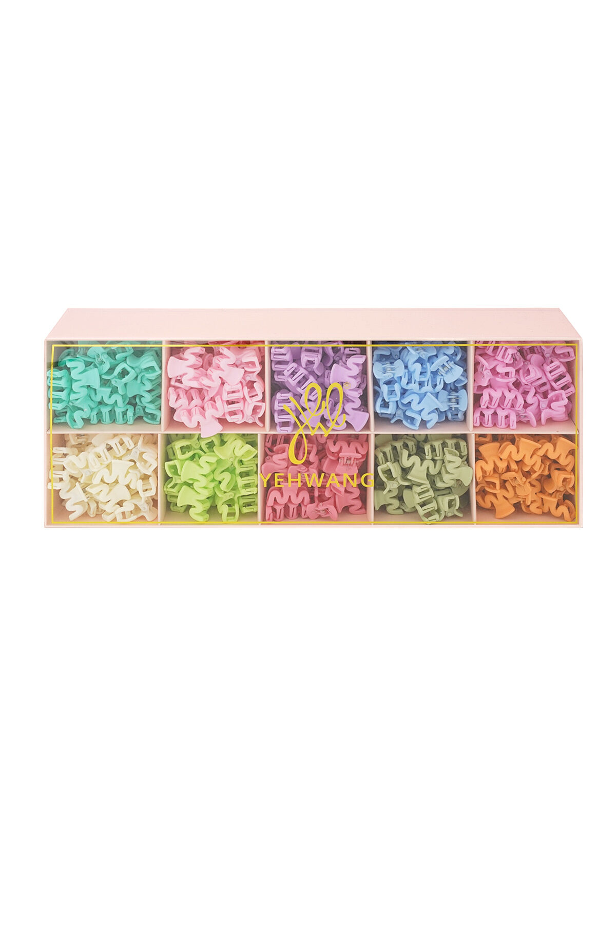 Set di fermagli per capelli basic zigzag
