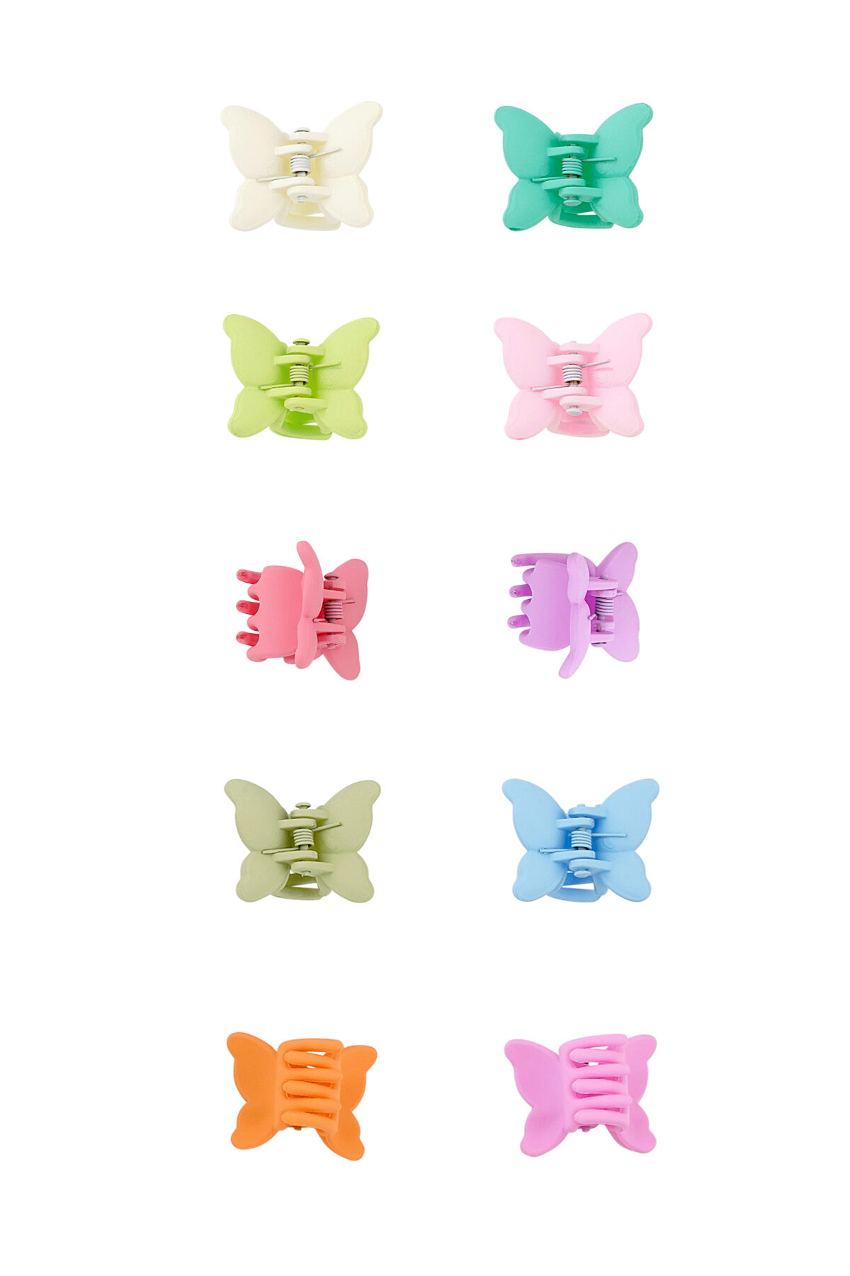 Juego de pinzas para el pelo de mariposas de verano - multi claro 