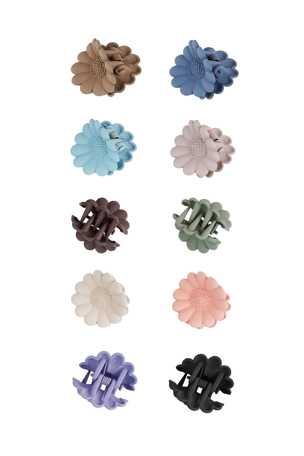 Set de pinces à cheveux fleur - multi 2