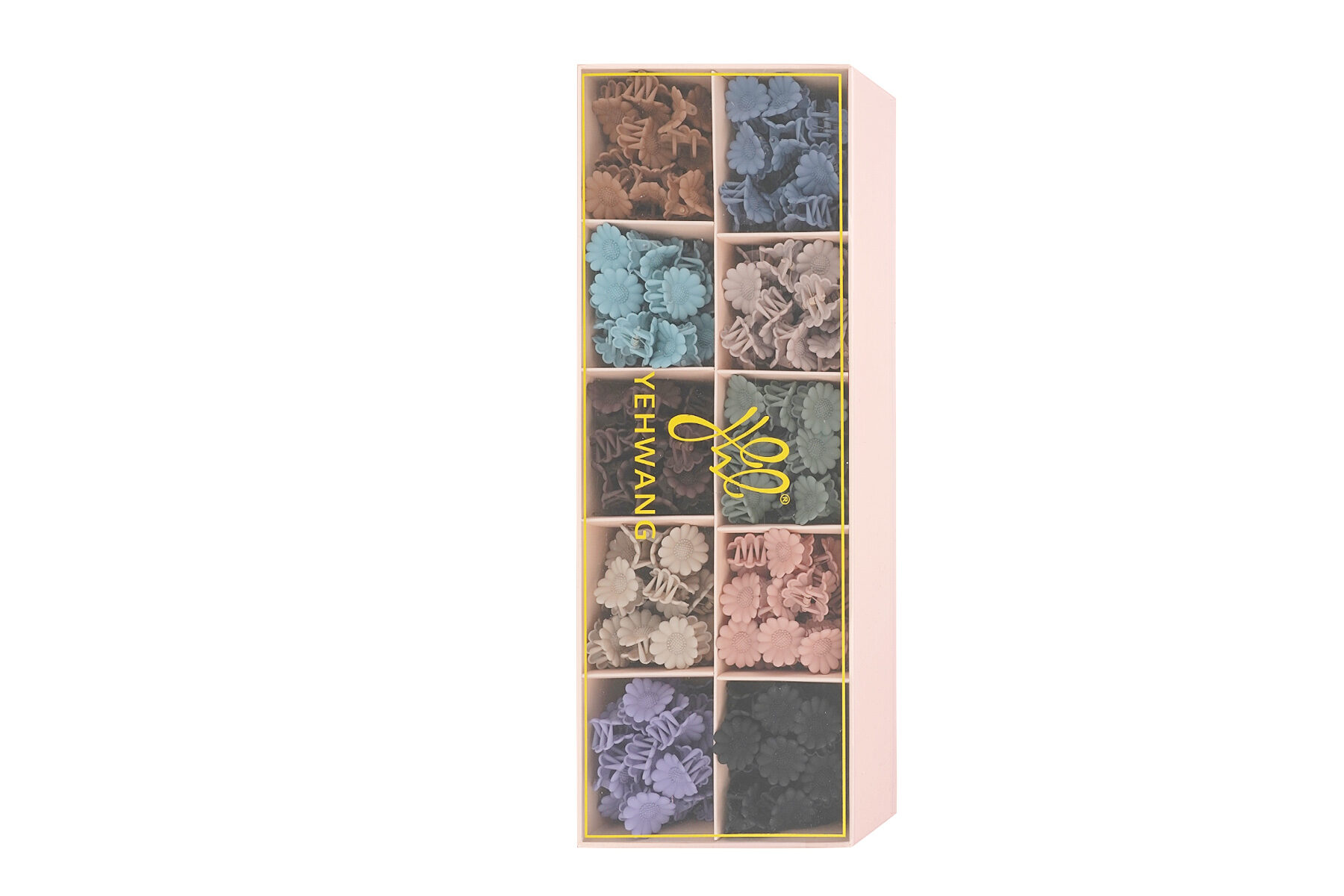 Set de pinces à cheveux fleur - multi