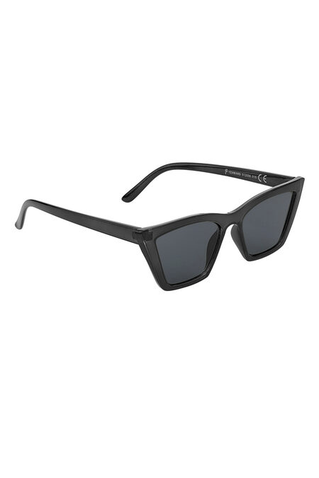 Eenkleurige Cat Eye Zonnebril