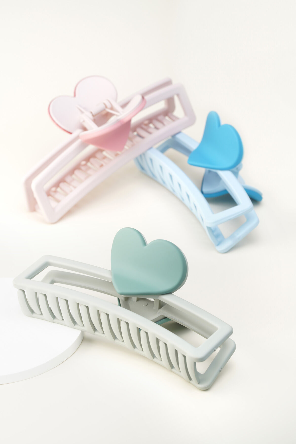 fermacapelli con manico a forma di cuore Immagine4