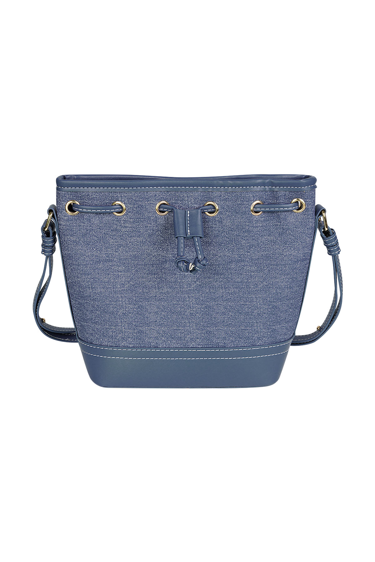 Denim-Beuteltasche – dunkelblau 2