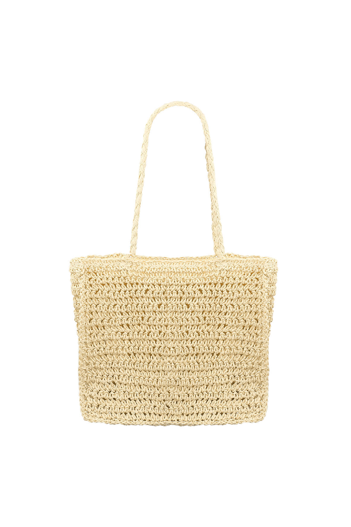 Borsa da spiaggia Flower Future - bianco sporco h5 Immagine2