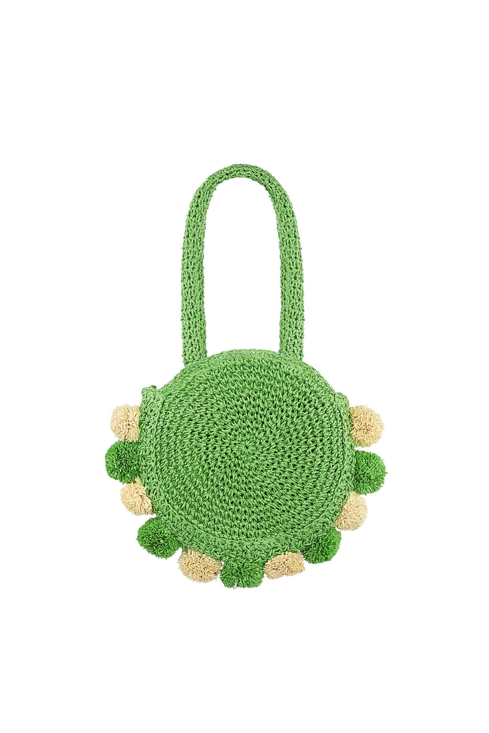 Pom pom beach bag