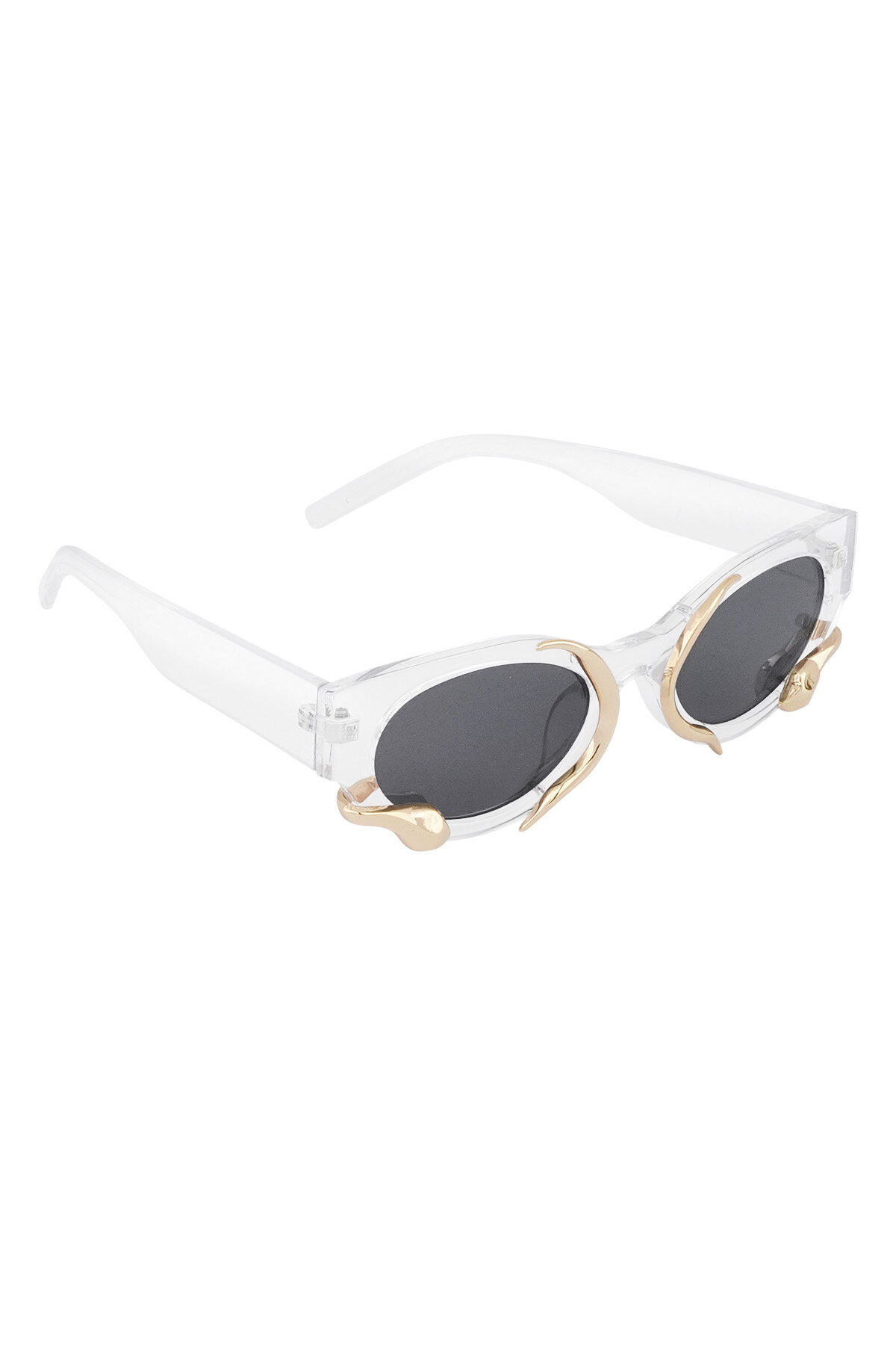 Schlangen-Sonnenbrille – schwarz
