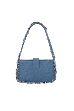 Borsa In Denim Con Frange h5 Immagine3