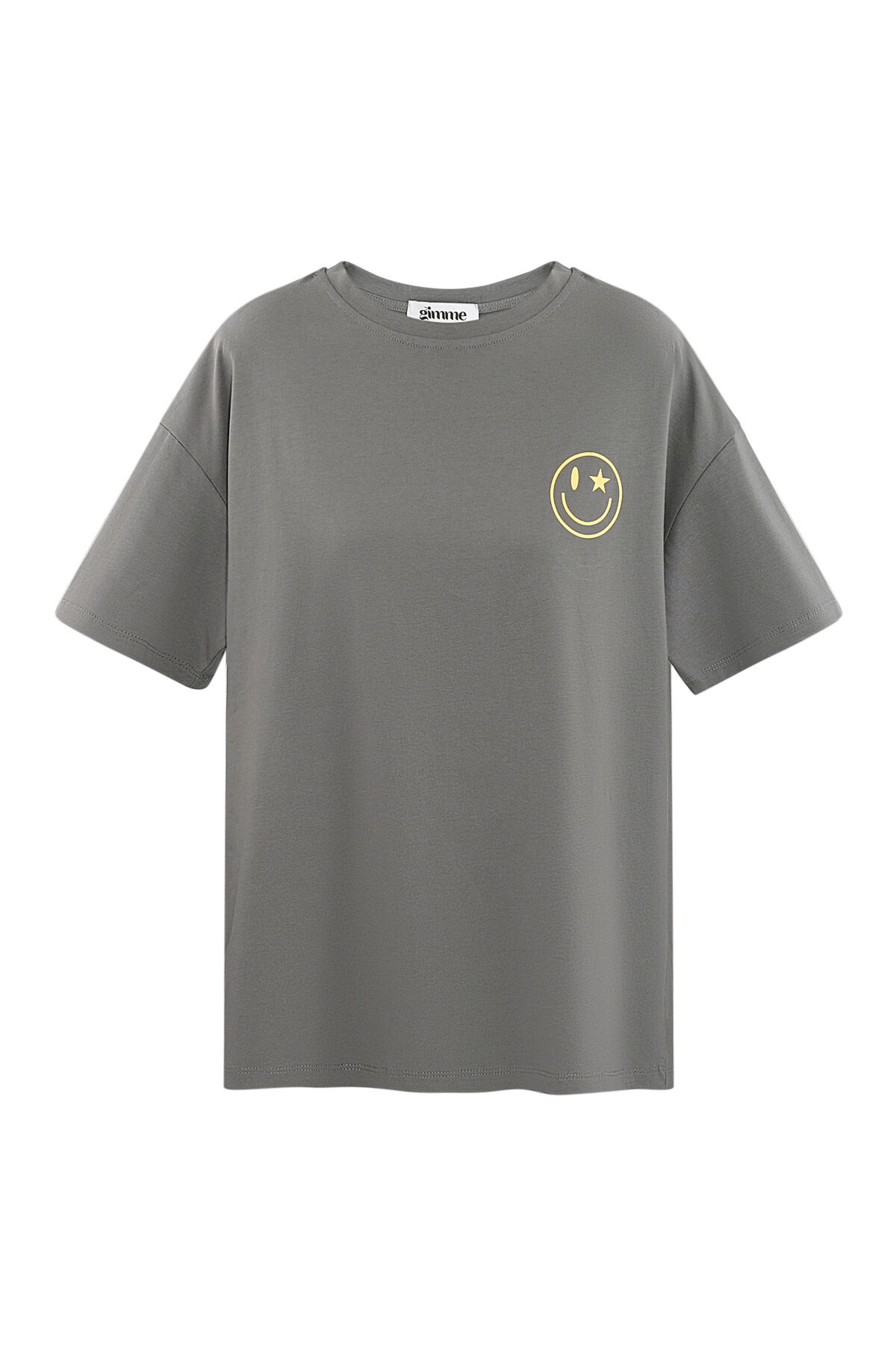 Cotton Women's T-shirt Oversized Graphic Print 2